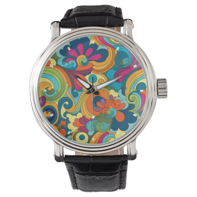Groovy Art Watch Armbandsur (Framsida)