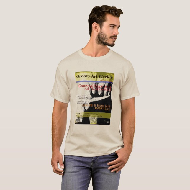 Groovy Art Weekly Vol. 1 nr 1 T Shirt (Hel framsida)
