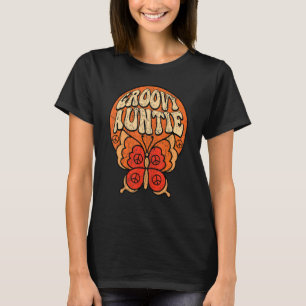 Groovy Auntie 70's Aesthetic Nostalgia 1970's Retr T Shirt