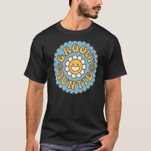 Groovy Auntie 70's Aesthetic Nostalgia 1970's Retr T Shirt