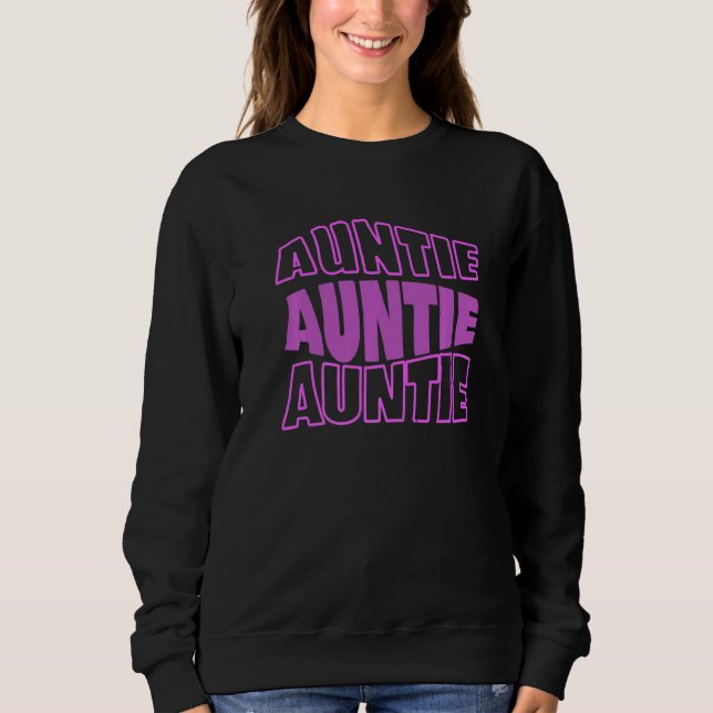Groovy Auntie Retro 70s Vibes Cool Grandaunt  New  T Shirt (Framsida)