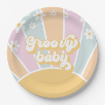Groovy Baby pastell Retro Sunshine baby shower
