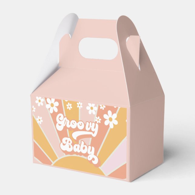 Groovy Baby Retro Solsken tusenskönor boho tack Fa Presentaskar (Framsidan Sidan)