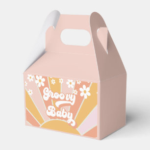 Groovy Baby Retro Sunshine daisy boho tack Fa Presentaskar