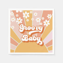 Groovy Baby Retro Sunshine Hippie Barnrumsfest