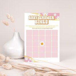 Groovy Baby Shower, Boho Retro, 70:s Vibe Games Meny