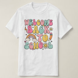 Groovy Back to School Shirt – Retro Rainbow Teache T