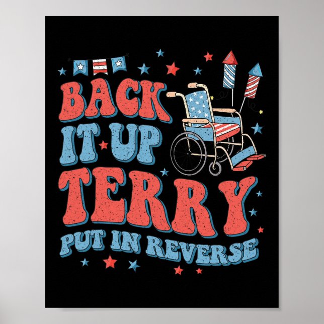 Groovy Back Up Terry satte in det i omvänt fyrverk Poster (Framsidan)