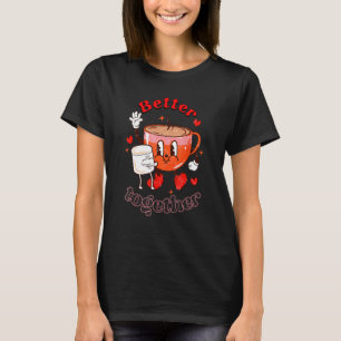 Groovy Bättre tillsammans Cute Valentine Day Match T Shirt