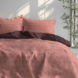 Groovy Bedspread Retro Pastel Holiday Bedroom