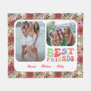 Groovy Best Friends 2 Photo Fleecefilt