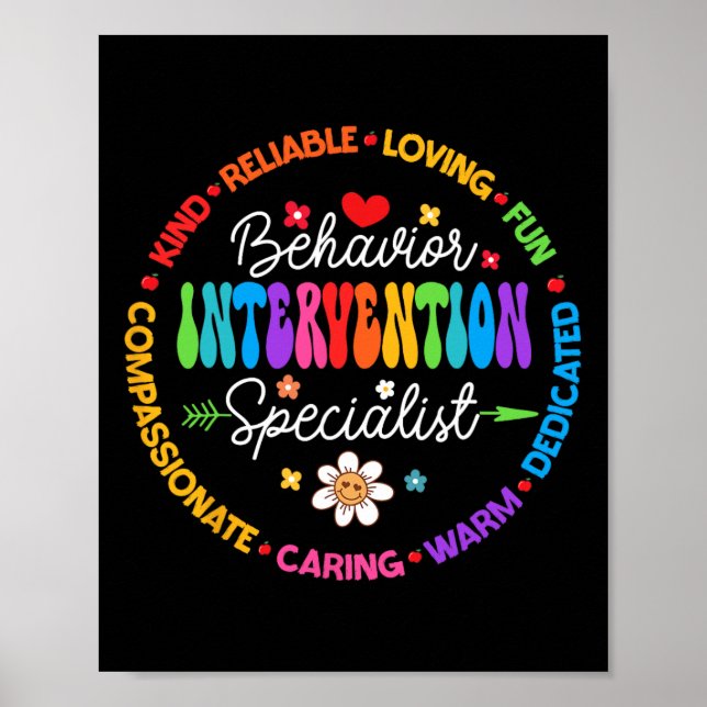 Groovy Beteendeinterventionsspecialist Tillbaka ti Poster (Framsidan)