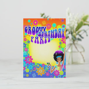 Groovy Birthday Kort
