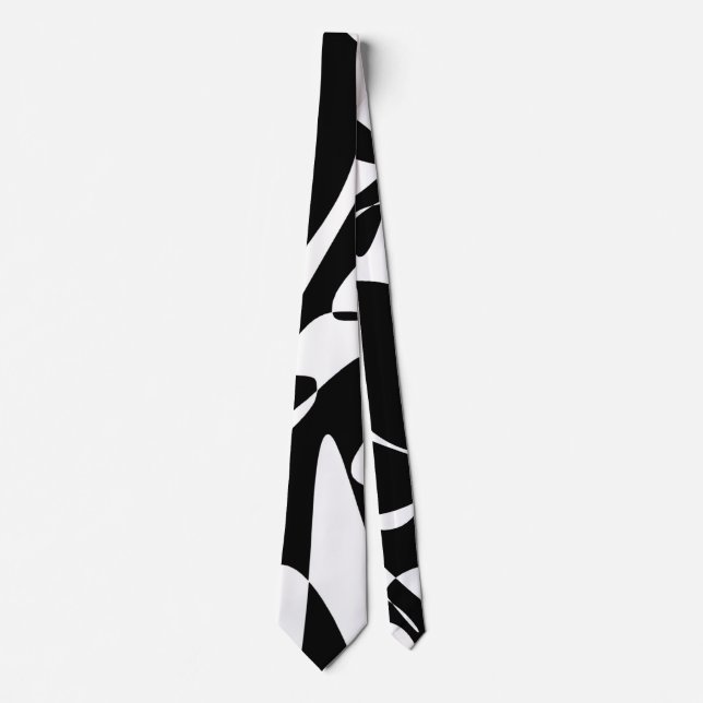 Groovy Black and White Mönster Slips (Framsida)
