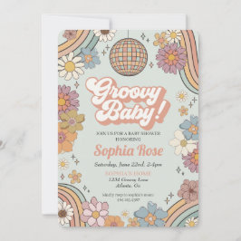 Groovy Blommigt Baby Shower, 70:s reflethema inbju