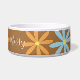 Groovy Blommigt Namn Mönster