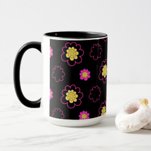 Groovy-blommor. Mugg
