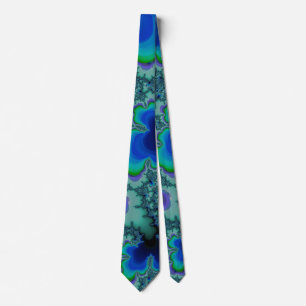 Groovy Blues Fractal Abstrakt Art Slips