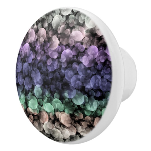 Groovy Boho Bubblor Excentrisk Könsneutral Pridefl Knopp (Höger)