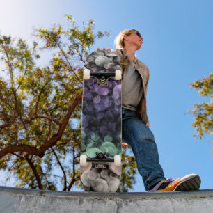 Groovy Boho Bubblor Excentrisk Könsneutral Pridefl Mini Skateboard Bräda 18,5 Cm