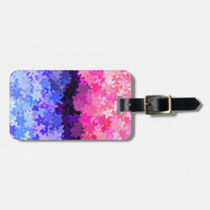 Groovy Boho Excentrisk Retro Blommig Omnisexuell S Bagagebricka