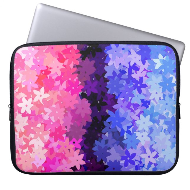 Groovy Boho Excentrisk Retro Blommig Omnisexuell S Laptop Fodral (Framsidan)