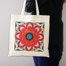 Groovy Boho Flower Colorful Personlig