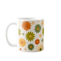 Groovy Boho Flower Power Keramikkopp