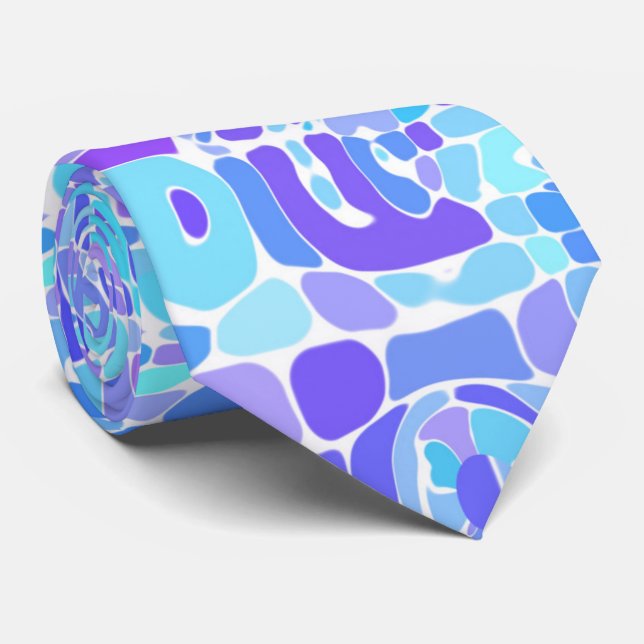 Groovy Boho Funky Quirky Abstrakt Blob Mosaic Slips (Rullad)