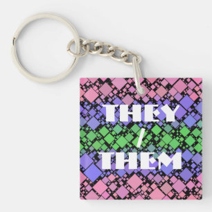 Groovy Boho Retro Mod Geometrisk Trigender Stolthe