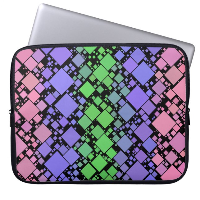 Groovy Boho Retro Mod Geometrisk Trigender Stolthe Laptop Fodral (Framsidan)