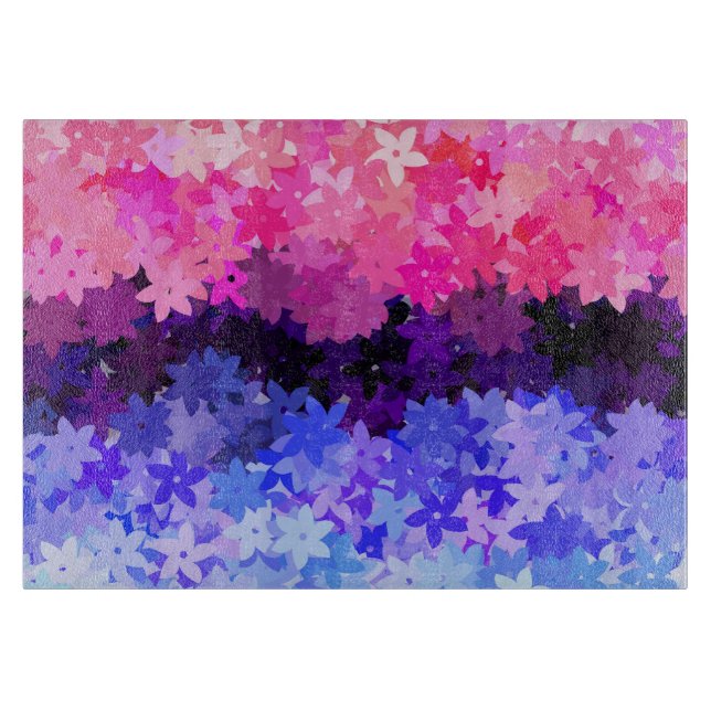 Groovy Boho Särpräglad Retro Blommig Omnisexuell S (Framsidan)