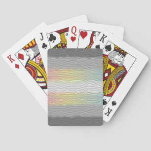 Groovy Boho Trippy Abstrakt Demifluid Pride Flagga Casinokort