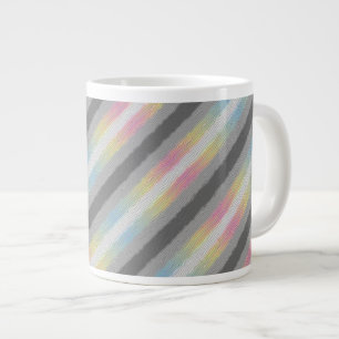 Groovy Boho Trippy Abstrakt Demifluid Pride Flagga Jumbo Mugg