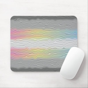 Groovy Boho Trippy Abstrakt Demifluid Pride Flagga Musmatta