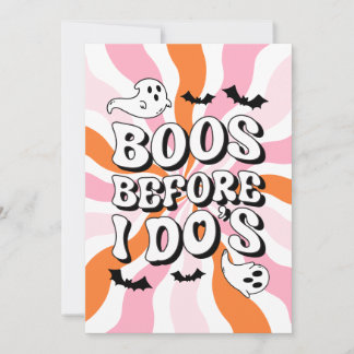 Groovy Boo är innan jag är Bachelorette Inbjudningar