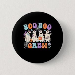 Groovy Boo Crew Nurse Funny Ghost Women Hallow Knapp