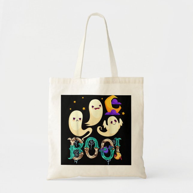 Groovy Boo Crew Nurse Funny Ghost Women Hallow Tygkasse (Framsidan)