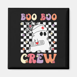 Groovy Boo Crew Nurse Ghost Sjukvårdare Emt Ems Magnet