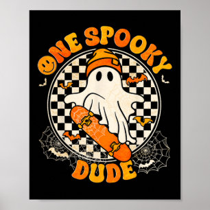 Groovy Boo Skate One Spooky Killen Halloween Boys Poster