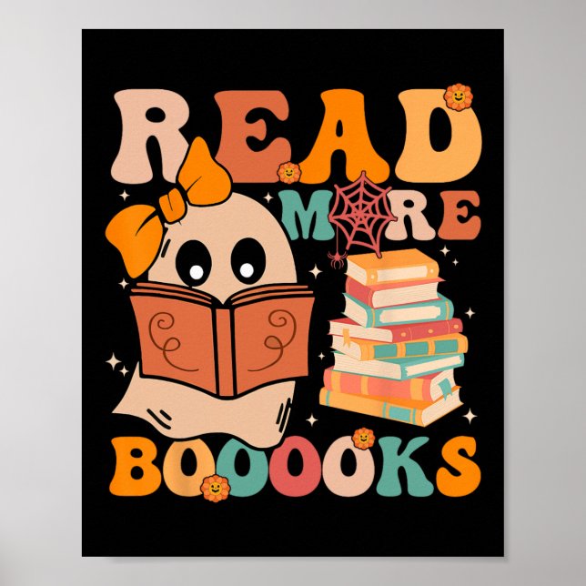 Groovy Boooks Ghost Läs mer Bokar Lärare Poster (Framsidan)