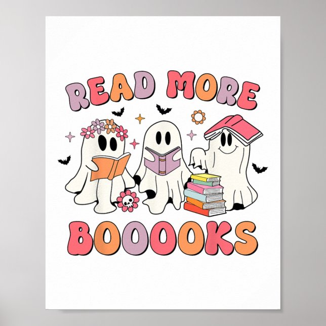 Groovy Boooks Ghost Läs mer Bokar Lärare Poster (Framsidan)