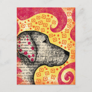 Groovy Bra Hund vykort