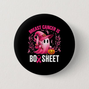 Groovy Breast Cancer är Boo Lakan Awareness Hallow Knapp