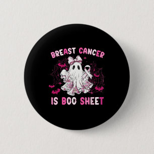 Groovy Breast Cancer är Boo Lakan Awareness Hallow Knapp