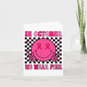 Groovy Breast Cancer Awareness i oktober Vi Bära Kort