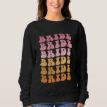 Groovy Bride I Do Crew Retro Bröllop Bachelorette T Shirt<br><div class="desc">Groovy Bride I Do Crew Retro Bröllop Bachelorette Party</div>