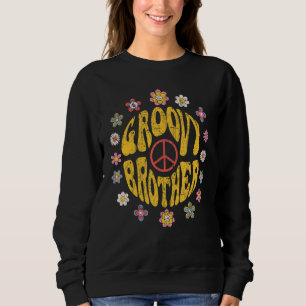 Groovy Brother 70s Aesthetic Nostalgia 1970's Retr T Shirt