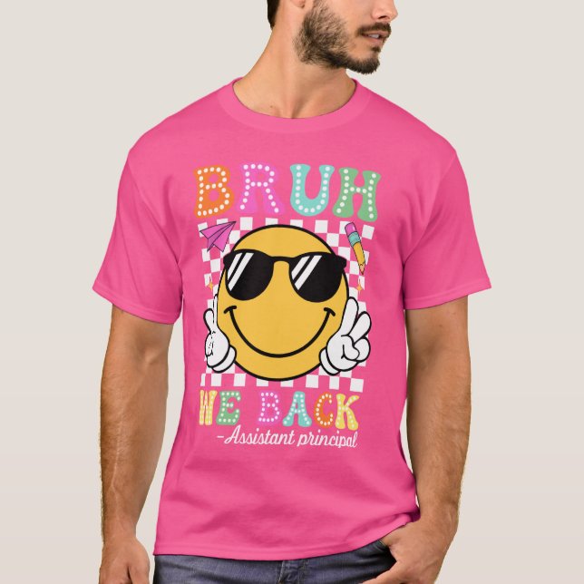 Groovy Bruh, vi återställer assistentens huvudstad T Shirt (Framsida)