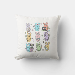 Groovy Bunnies Godis Ultraljudstekniker Påsk Sonog Kudde